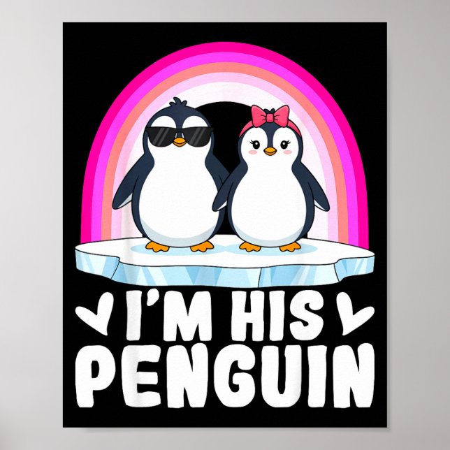 Poster I'm Her Penguin Matching Couple Valentine Love Hea (Frente)
