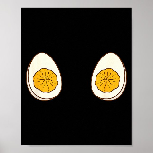 Poster I'm Just Here For The Deviled Eggs Funny Couple  (Frente)