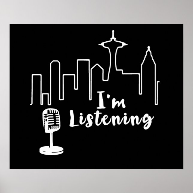 Poster Im listening (Frente)