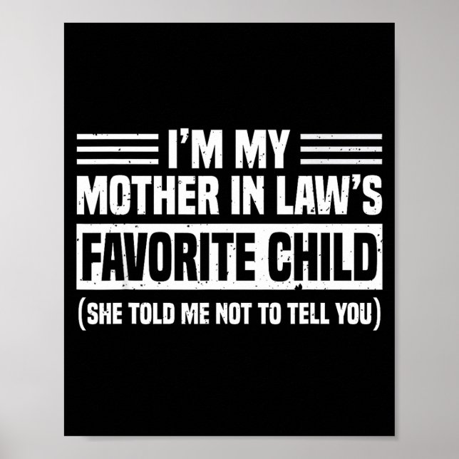 Poster I'm My Mother In Law's Favorite Child - Son Daught (Frente)