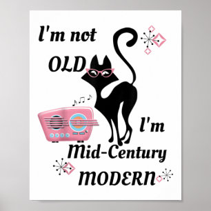 Poster Im Não Im Antigo Im Moderno Do Médio Do Século Ca