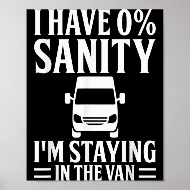 Poster I'm Staying In Tha Van Phasmophobia Funny Drivers  (Frente)