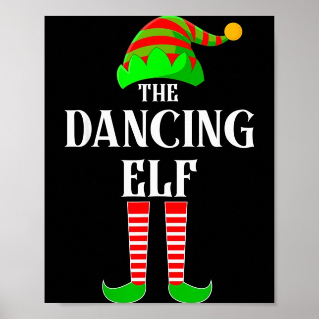 Poster I'm The Dancing Elf Family Matching Costume Christ (Frente)