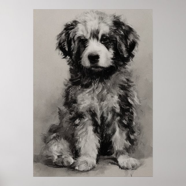 Poster Imagem Ai, Esboço De Carvão. Cuppy (Frente)