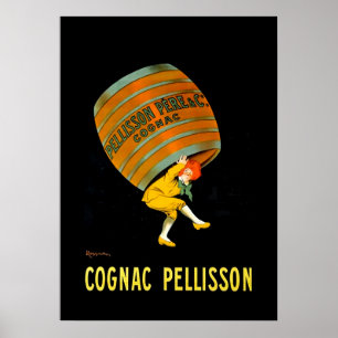 Poster Imagem Art Déco de Leonetto Cappiello para Cognac