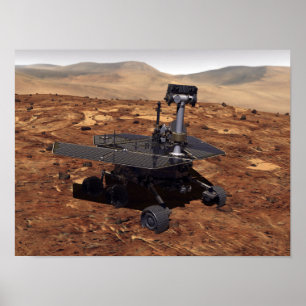 Poster Imagem artística de Mars Rover