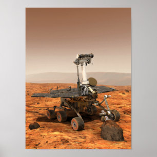 Pôster Imagem artística de Mars Rover