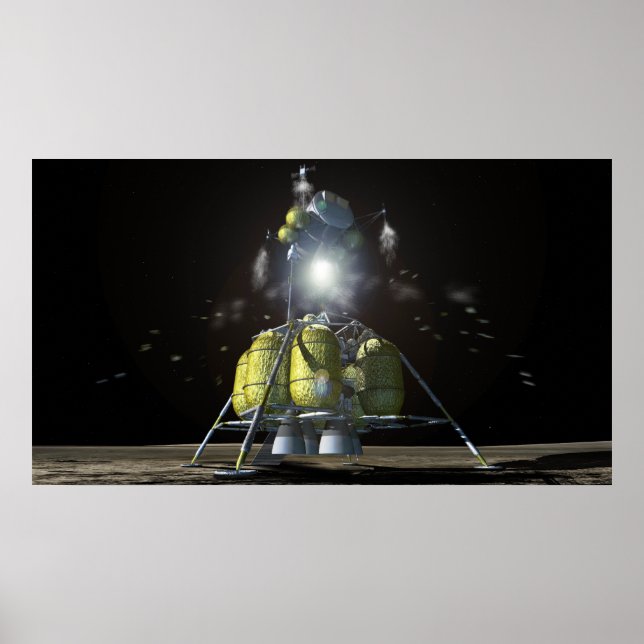 Poster Imagem artística de uma nova nave espacial para a  (Frente)
