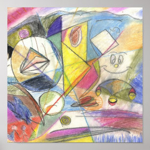 Pôster imagem colorida