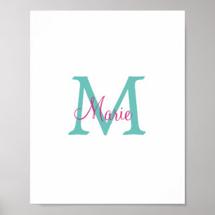 Poster Imagem colorida simples minimalista adicione seu t
