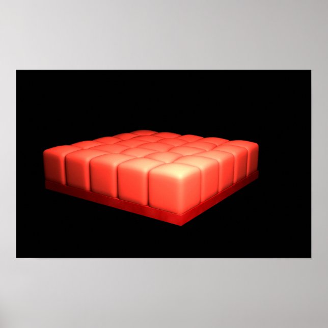 Poster Imagem Conceitual Da Simples Epithelia Cuboidal (Frente)