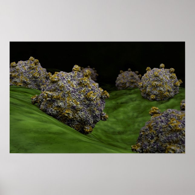 Pôster Imagem Conceitual Do Coxsackievírus 1 (Frente)