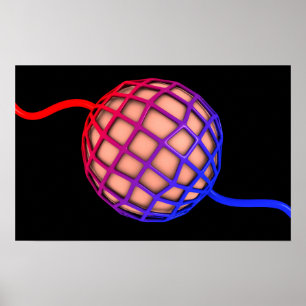 Pôster Imagem conceptual do alvéolo