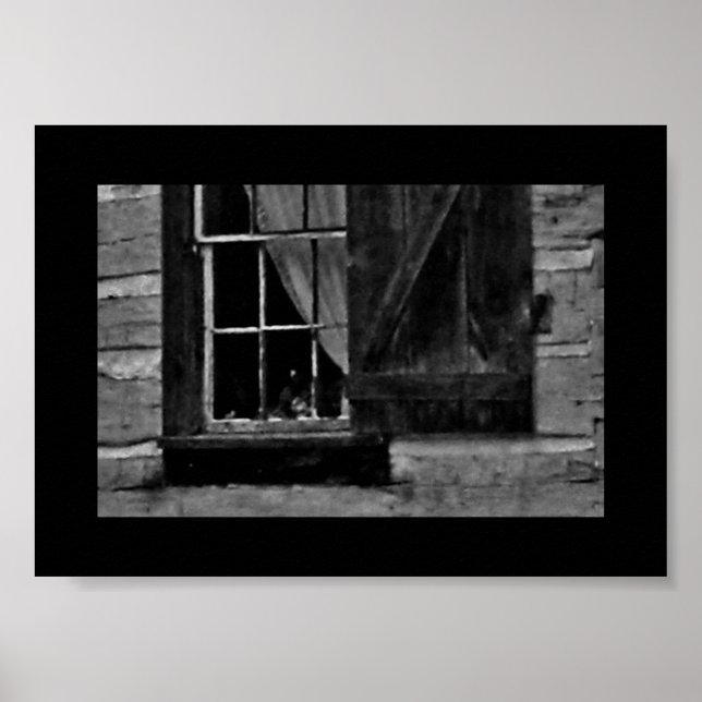 Poster Imagem curiosa da janela (Frente)