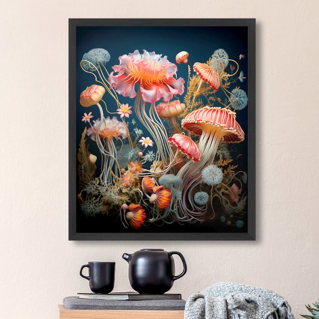 Poster Imagem da flora botânica da safra retrógrada antig (Criador carregado)