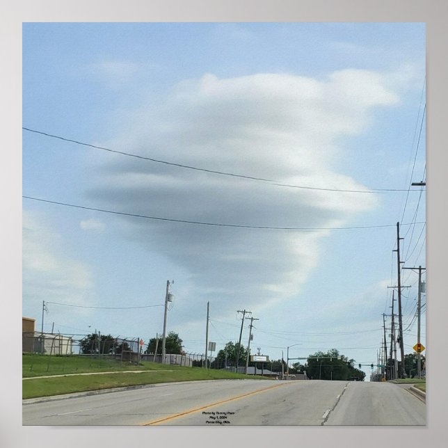 Poster Imagem da Nuvem do Twister (Frente)