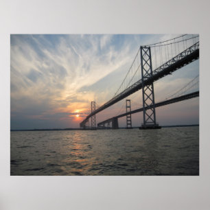 Poster Imagem da ponte sobre a baía