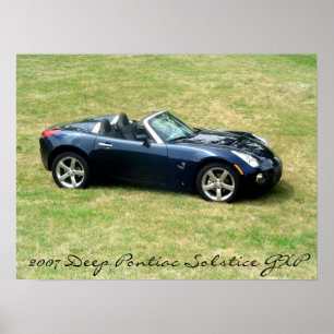 Pôster Imagem de 2007 Deep Blue Pontiac Solstice GXP