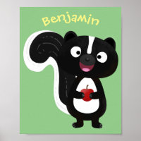 Imagem de desenho animado de tronco feliz e bonito