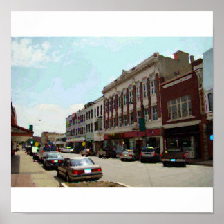 Poster Imagem de Leavenworth, KS, Canvas