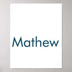 Poster Imagem de texto colorido adicione seu nome