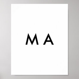Poster Imagem de texto colorido adicione seu nome