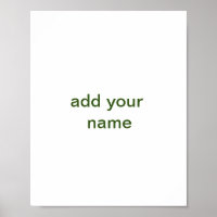 Imagem de texto colorido simples adicione seu nome