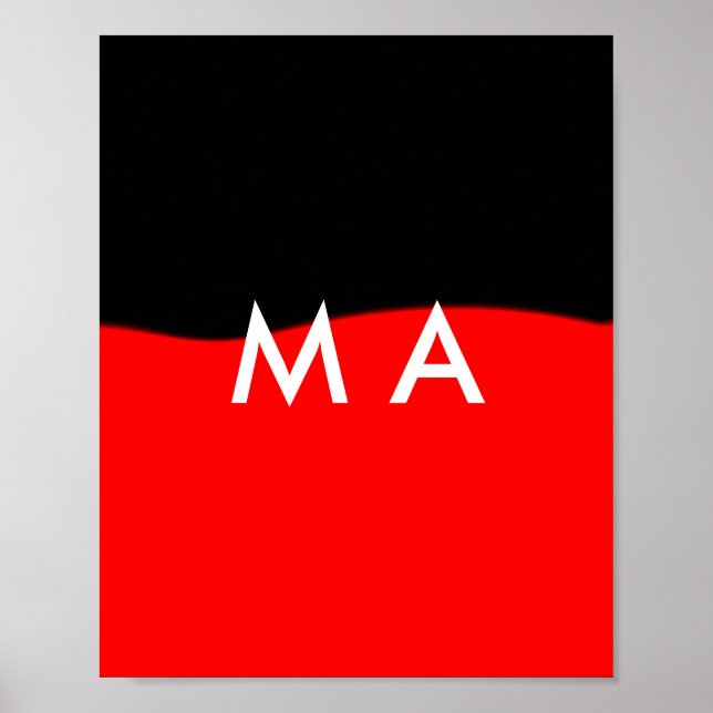 Poster Imagem de texto com seu nome colorido (Frente)
