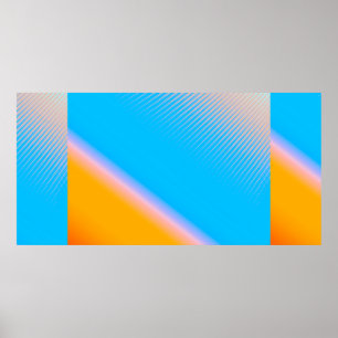 Poster imagem desfocada com design de cores gradiente no 