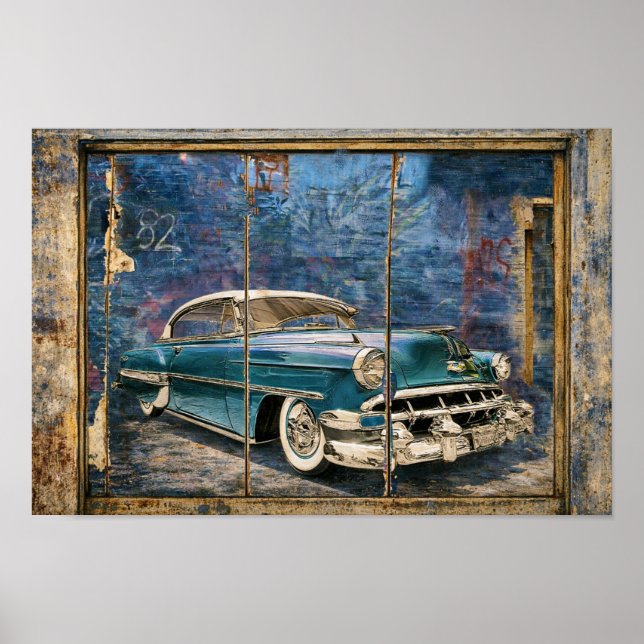 Poster Imagem do Chevy 54 na Parede (Frente)