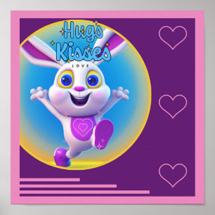 Poster Imagem do Muro de Amor e Beijos