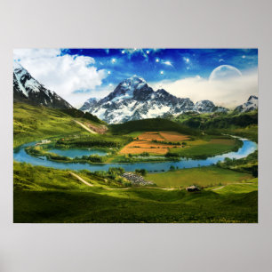 Poster imagem do nascer do sol