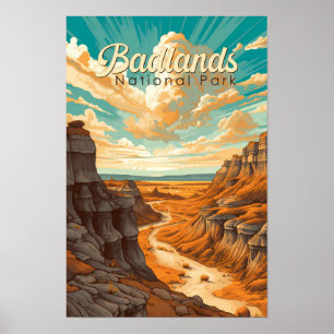 Poster Imagem do Parque Nacional de Badlands