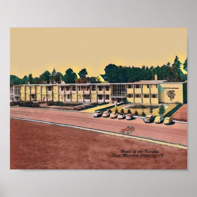 Poster Imagem do Segundo grau Karlsruhe American (Frente)