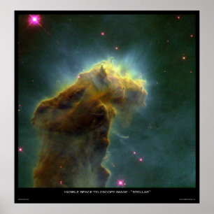Poster Imagem do telescópio espacial de Hubble "estelar 
