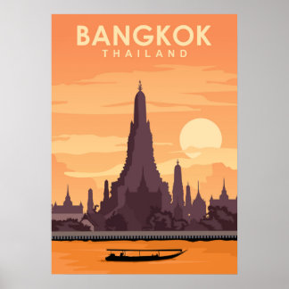 Poster Imagem do Viagem digital da Tailândia em Bangkok