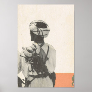 Poster Imagem do vintage da réplica, C4marraquexe, Maroc