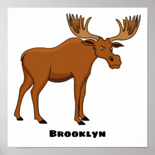 Poster Imagem engraçada de desenho animado