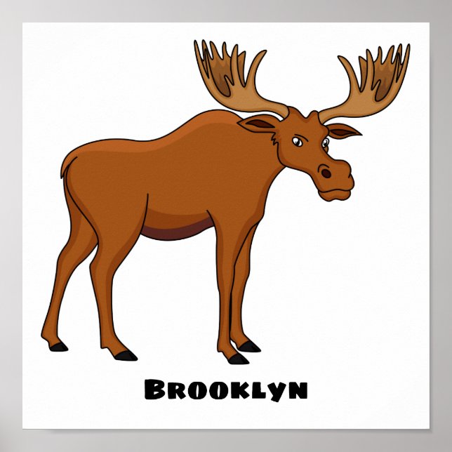 Poster Imagem engraçada de desenho animado (Frente)