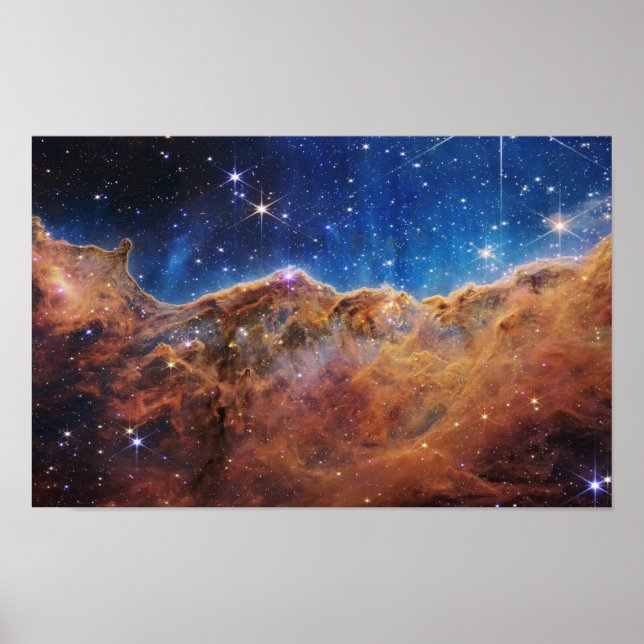Poster Imagem Espacial da Nebula Carina (Frente)