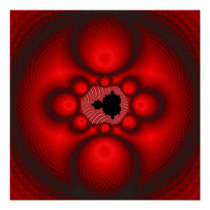 Pôster Imagem Fractal Mandelbrot Fantasia