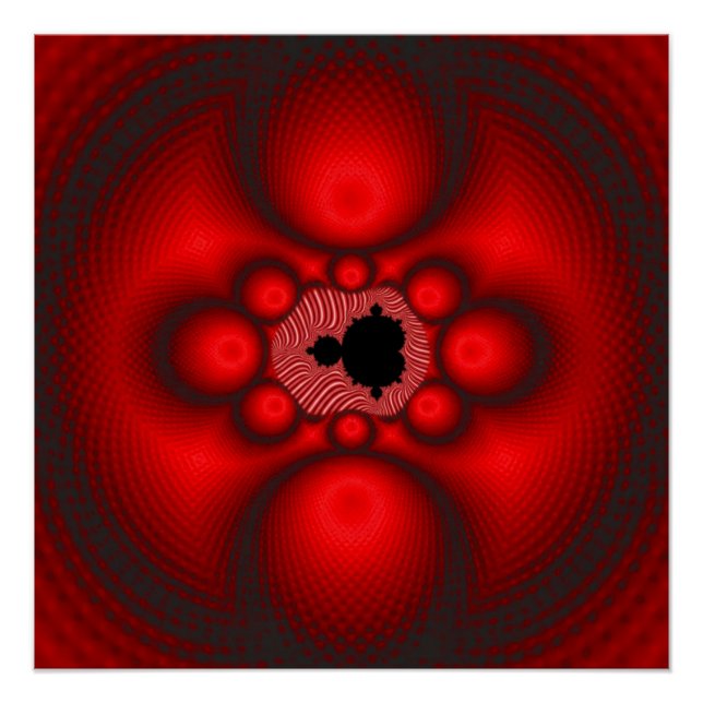 Pôster Imagem Fractal Mandelbrot Fantasia (Frente)