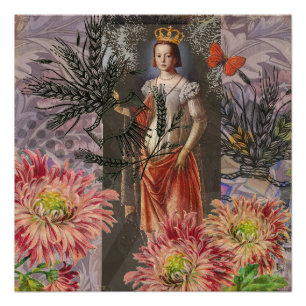 Pôster Imagem Imporal de Astrologia Mulher Virgo