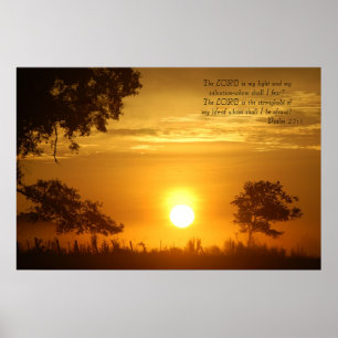 Poster Imagem inspirada do nascer do sol