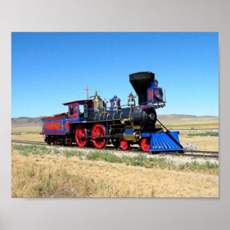 Poster Imagem Legal de locomotiva do comboio