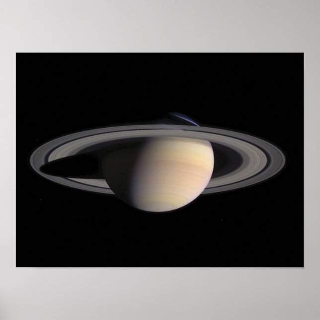 Poster Imagem maravilhosa de Saturno, da NASA (Frente)