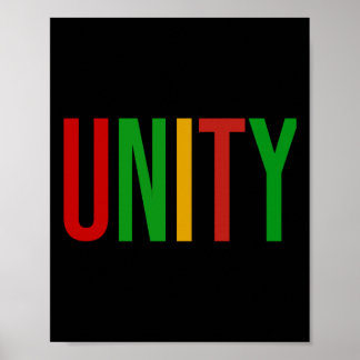 Poster Imagem Negra Mês Unity Pan African Colors Stick