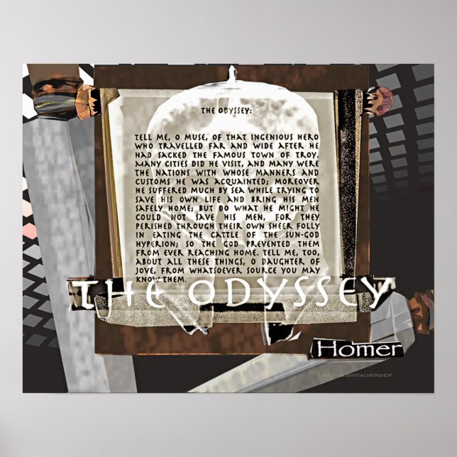 Pôster Imagem/texto da Odissey (Frente)