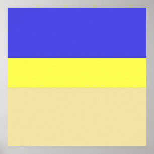 Poster imagem três cores