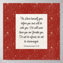 Imagem Versa da Bíblia 31:8 Deuteronomy